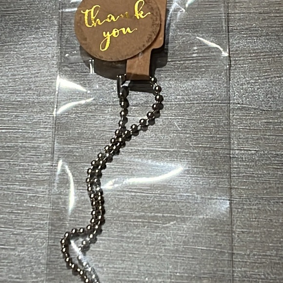 Gold with Silver Tone Cross Necklace NIP - Picture 4 of 6